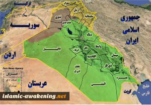 مساحت جغرافیایی داعش در عراق پس از دوسال ؟