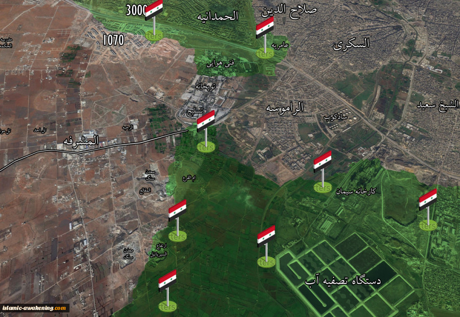 حلقه محاصره حلب ترمیم شد  2