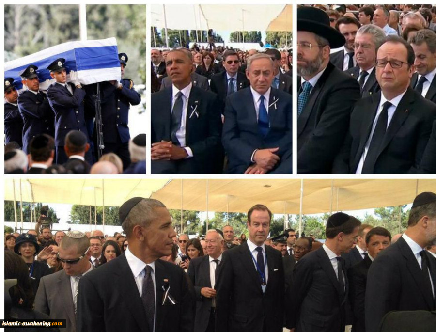 عباس وقادة عالمیون یشارکون فی تشییع سفاح قانا+ صور  2