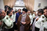 قائد الثورة الاسلامیة یستقبل قادة الشرطة الایرانیة  2
