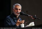 On Wednesday evening, Maj. Gen. Soleimani, the Commander of IRGC Quds Force, addressed a meeting of army generals in a session to honor Gen. Hossein Hamedani, killed in a fight in Aleppo in October 2015. 6