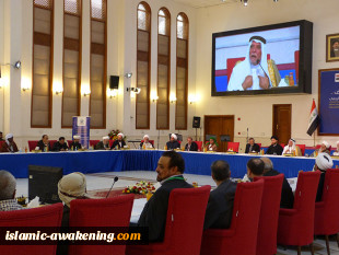 تقریر مصور عن الیوم الثانی لإجتماع المجلس الأعلى للمجمع العالمی للصحوة الإسلامیة فی بغداد 2