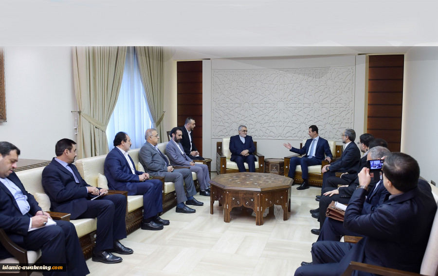 الأسد لـ بروجردی: إیران وکل الدول التی تقف إلى جانب الشعب السوری شریکة فی الإنجازات التی تتحقق ضد الإرهابیین  2