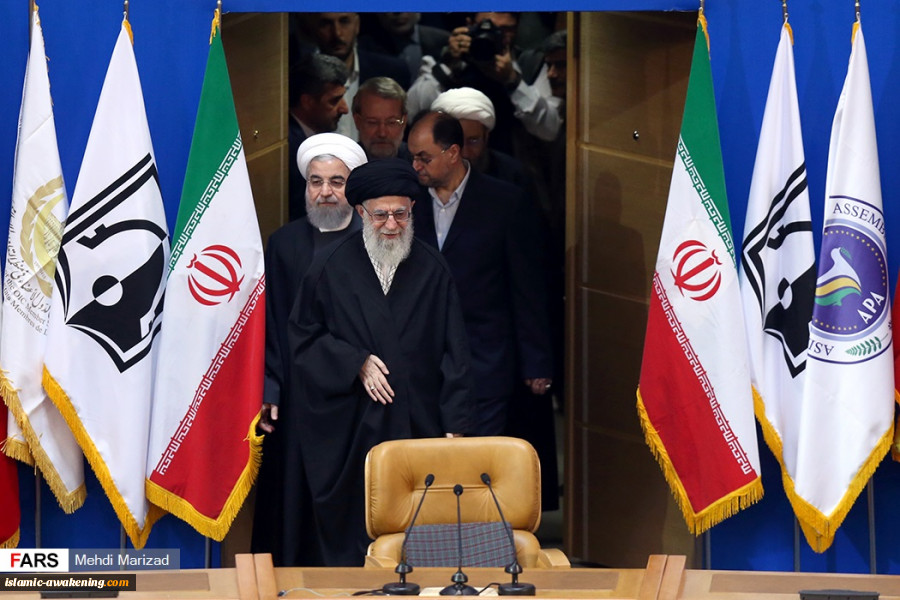 خلال کلمته فی المؤتمر الدولی السادس لدعم الإنتفاضة الفلسطینیة:
الإمام الخامنئی:ستفرض الانتفاضة الثالثة هزیمة أخرى على الکیان الصهیون  2