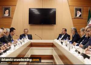 وجود وفد حرکة حماس فی طهران هو الرفض العملی لطلب قطع العلاقات مع إیران