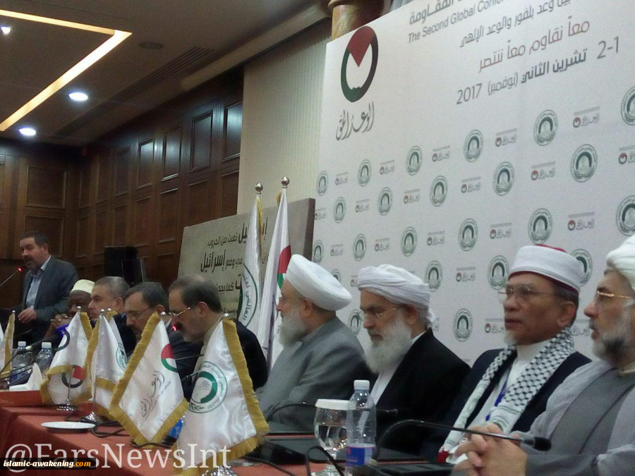 المؤتمر الدولی الثانی لاتحاد علماء المقاومة یستأنف فعالیاته فی یومه الثانی ببیروت  2