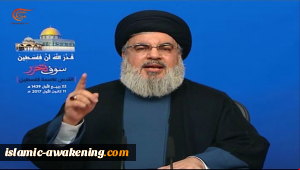 نصر الله: نفتخر بإجماعنا الوطني في لبنان حول القدس