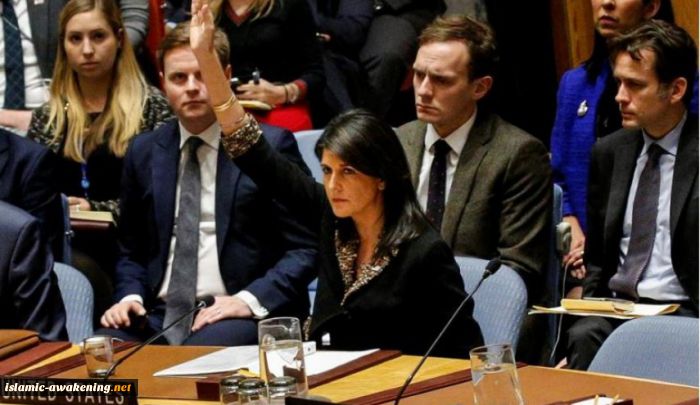 U.S. vetoes U.N. resolution rejecting Trump’s decision on al-Quds