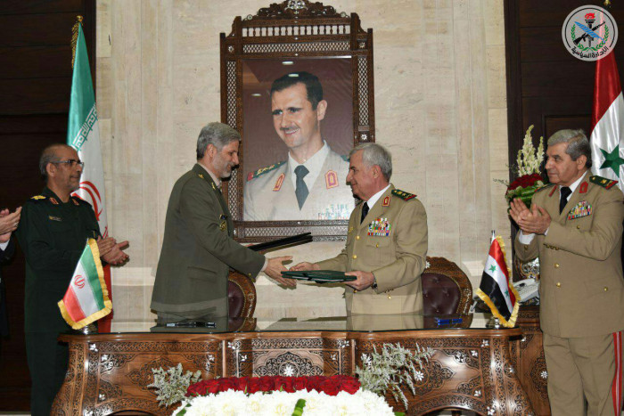 دلالات ورسائل زيارة وزير الدفاع الإيراني إلي سورية