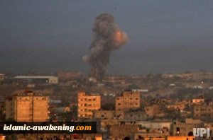 شهید وعدة إصابات بعد شن الاحتلال لعدة غارات فی مناطق متفرقة  بقطاع غزة