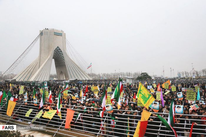 ranians rally to support Islamic Revolution on Forty th anniversary