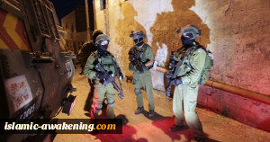 حملة اعتقالات ومداهمات فی مدن الضفة