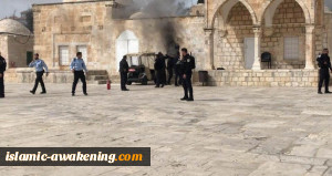 الاحتلال یقرر اغلاق الأقصى حتى اشعار أخر والحراک المقدسی یعلن النفیر