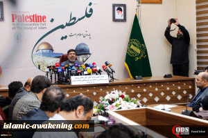 نشست خبری رئیس «ستاد مرکزی انتفاضه و قدس»