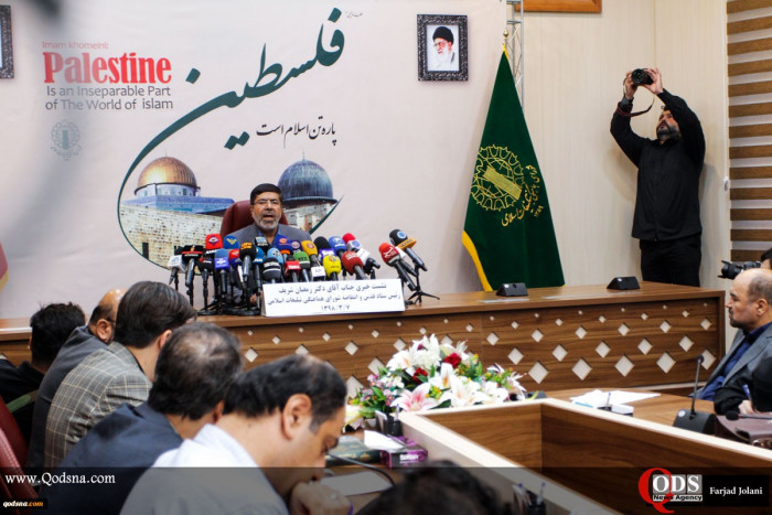 نشست خبری رئیس «ستاد مرکزی انتفاضه و قدس»