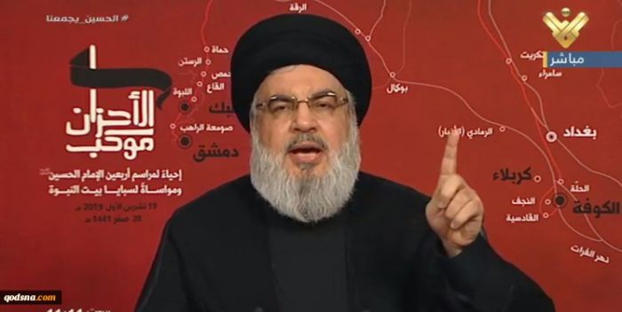 Nasrallah says opposed to government resignation, won't let anyone burn Lebanon