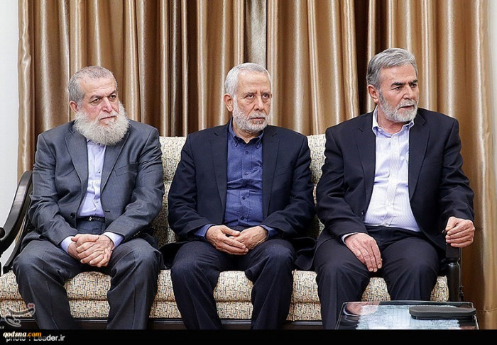 رهبران جنبش جهاد اسلامی فلسطین در راه تهران