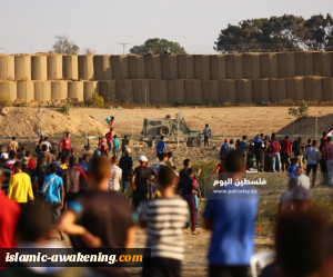 إصابة 5 متظاهرین برصاص الاحتلال شرق قطاع غزة