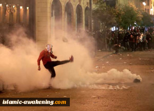 الجیش اللبنانی یشتبک مع مؤیدی حزب الله وحرکة أمل فی بیروت