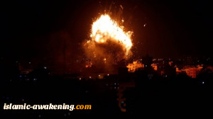 طائرات الاحتلال تقصف موقعین للمقاومة فی خانیونس جنوب قطاع غزة