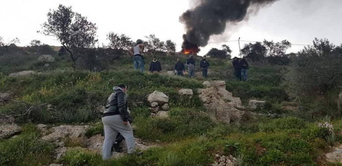 22 إصابة خلال تصدی سکان نابلس لإقتحام قوات الاحتلال