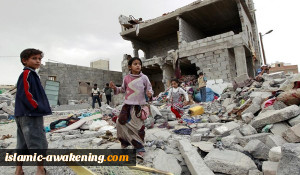 العدوان السعودی قتل ألف مدنی فی الیمن خلال 6 أشهر