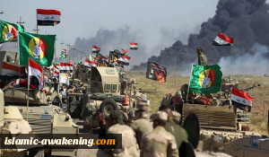 الحشد الشعب یقتل المجموعة المسؤولة عن اغتیال قائد الفرقة الرابعة بالشرطة الاتحادیة