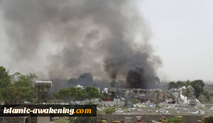 إصابة امرأة یمنیة وطفلتیها بقصف للعدوان السعودی على صعدة