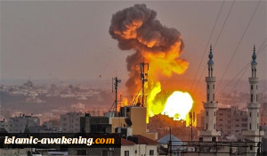 غارات للاحتلال على مواقع للمقاومة في غزة