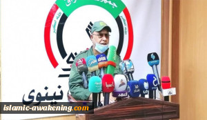 الحشد الشعبی: محافظة نینوى آمنة وعودة النازحین هدفنا