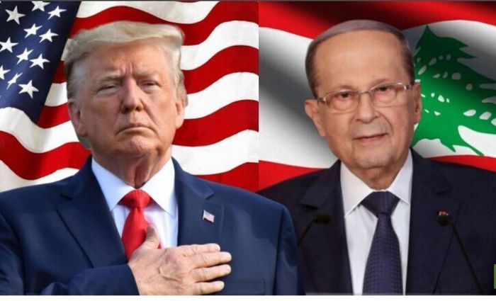 Trump Condoles President Aoun, Stresses Participation in Lebanon Aid Conference