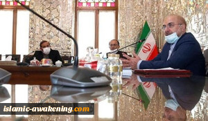 قالیباف وظریف یبحثان آخر التطورات الدولیة