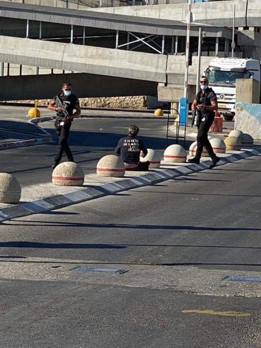 IOF Shoots Disabled Palestinian at Qalandiya Crossing