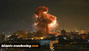 طائرات الاحتلال تشن عدة غارات على أراض زراعیة فی خانیونس