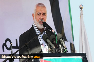 هنیة یرد على الطلب الامیرکی بشان التفاوض مع الاحتلال