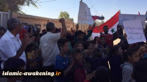 Qamishli residents call for removal of US, Turkish occupation forces from Syria