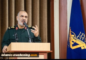 القائد العام لحرس الثورة الإسلامیة: لن نتوقف مطلقاً عن إنتاج القوة