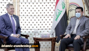 مستشار الأمن القومی العراقی یلتقی السفیر الأمیرکی ویبحثان التعاون المشترک