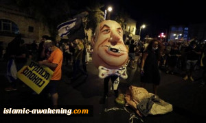 تقیید الاحتجاجات ضد نتنیاهو فی فلسطین المحتلة بحجة مکافحة کورونا