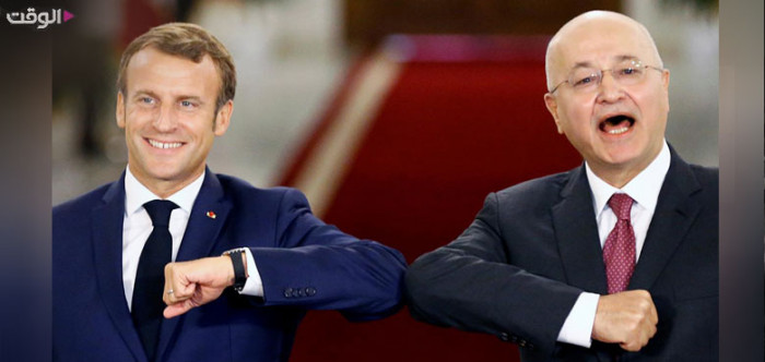 زیارة ماکرون إلى بغداد.. محاولات فرنسیة للخروج من تحت مظلة الهیمنة الأمریکیة فی غرب آسیا