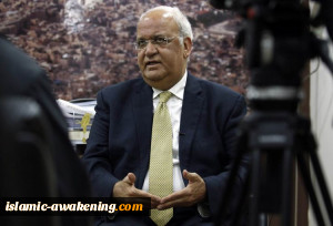 عریقات: فلسطین ستقطع علاقتها مع أی دولة تنقل سفارتها إلى القدس