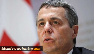 وزیر خارجیة سویسرا یصف العلاقات بین بلاده و ایران بانها جیدة جدا وودیة ویؤکد على تطویرها