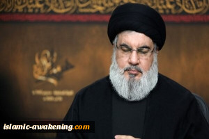 السید حسن نصرالله: انتصار الثورة الإسلامیة مهّد الطریق لإقامة مراسم الأربعین