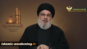 Sayyed Nasrallah Highlights Importance of Following and Personifying Imam Hussein (P) Values