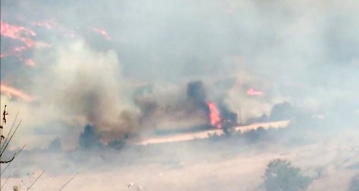 Big Fires Consume Swathes of Farm Lands in Southern Lebanon