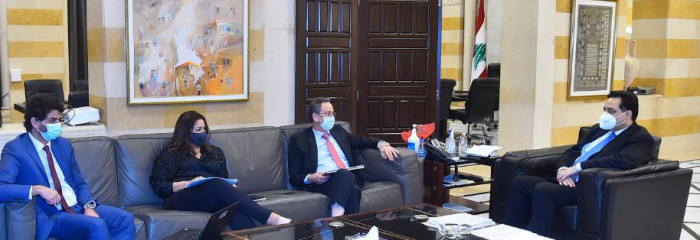 Lebanon’s Caretaker PM Welcomes World Bank Delegation