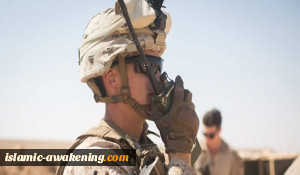 رتل أمیرکی مکون من 200 عجلة دفع رباعی یصل إلى قاعدة عین الأسد الجویة