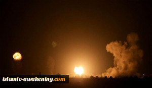 الاحتلال الصهیونی یقصف ثلاثة مواقع فی قطاع غزة