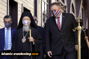 بومبیو یصل إلى فلسطین المحتلة لعقد قمة مع نتنیاهو ووزیر الخارجیة البحرینی