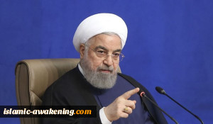 روحانی: الشعب والمسؤولون فی ایران أکثر شجاعة من ترک هذه جریمة الاغتیال دون رد